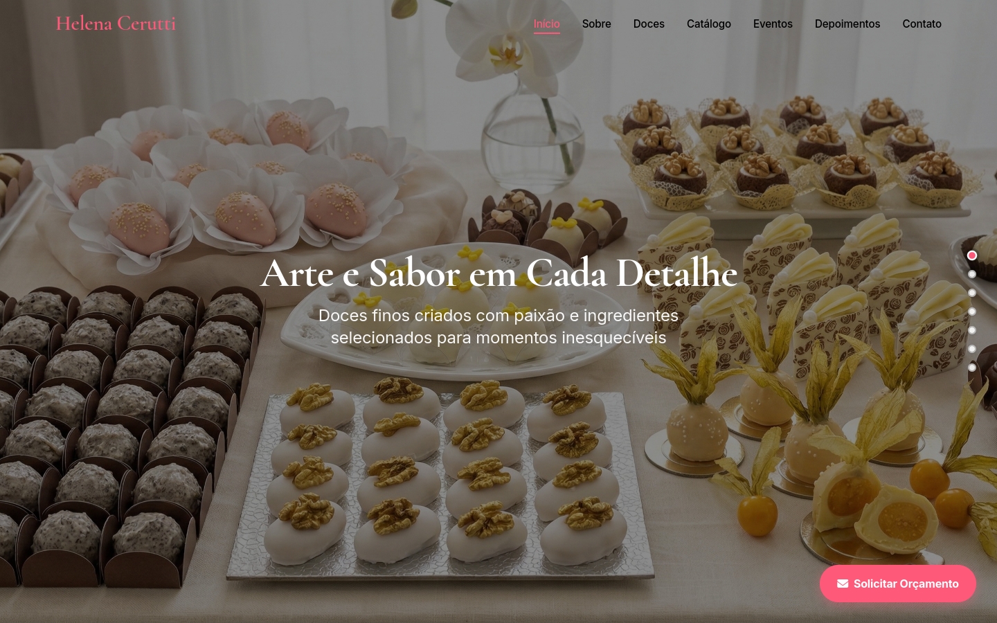 Landing Page Culinária