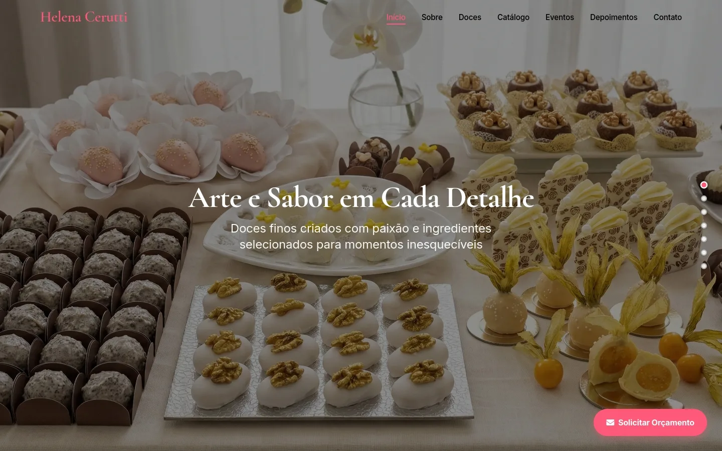 Landing Page Culinária