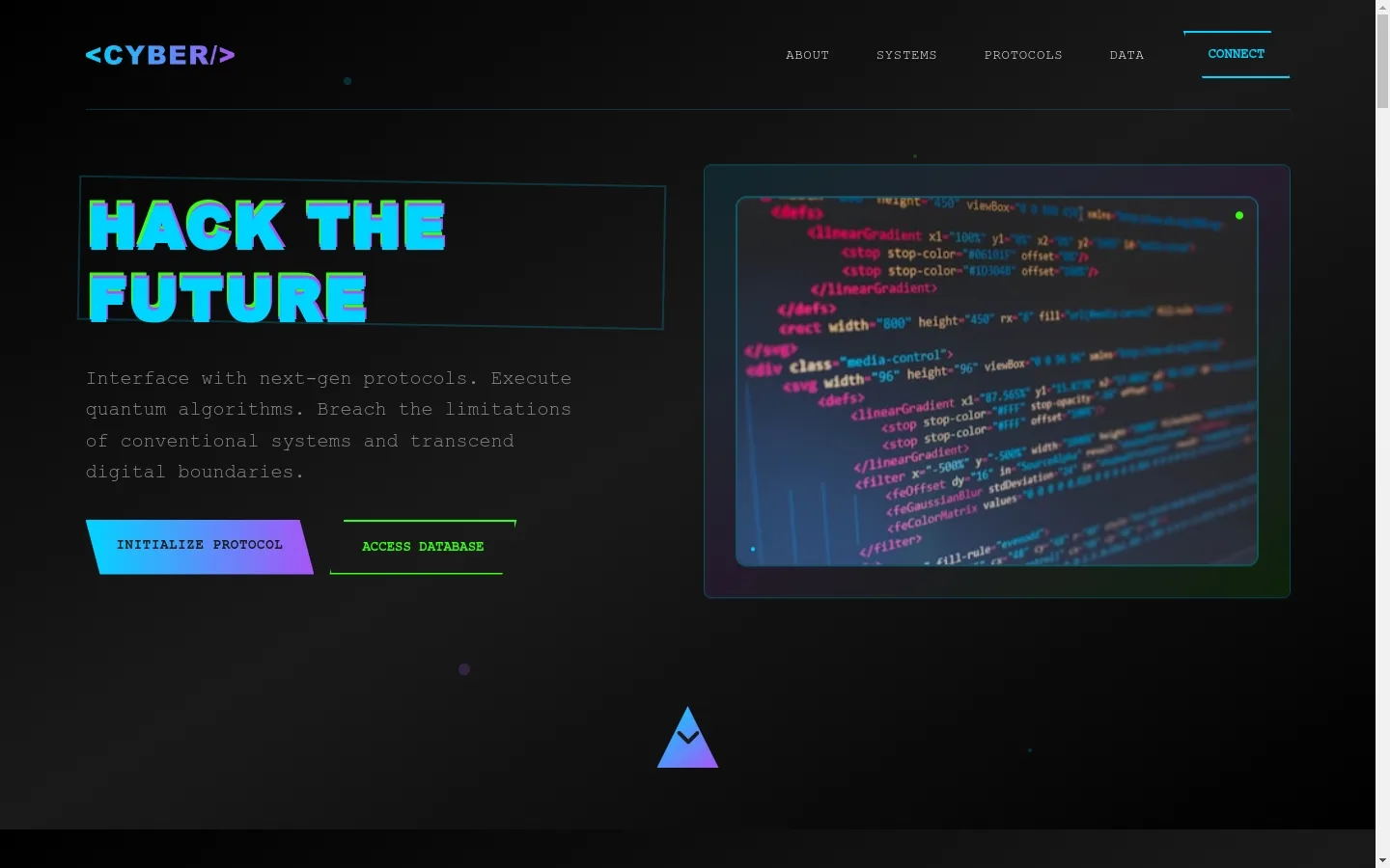 Landing Page Startup Tech